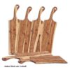 Serving board wooden board Masterbox 6-piece decorative tray Odin 70x20cm decorative board solid acacia