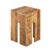 Square stool 28 x 45 x 28 cm flower column stool flower stool side table mango wood