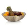 Fruit bowl ø 40 cm H 13 cm Bread basket Fruit basket metal round silver or gold Vita metal wire structure