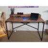Desk computer desk home office 120 x 88 x 55 cm Liverpool metal frame matt black