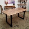 Dining table kitchen table dining room table Liverpool 120x80 160x90 and 200x100 cm solid mango wood