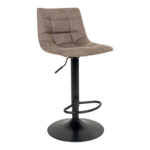 Middelfart Bar Chair - set of 2 - Beige, Black, Brown, Wit, Metal, Steel