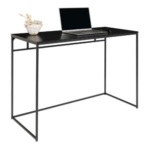 Vita Desk – black, steel, 100x45x75cm