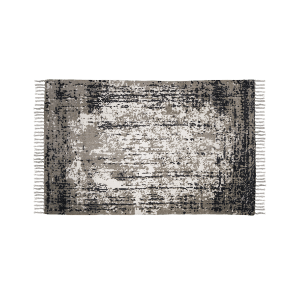 HSM Collection-Rug -180x120x0.35-Blue/Beige-Cotton