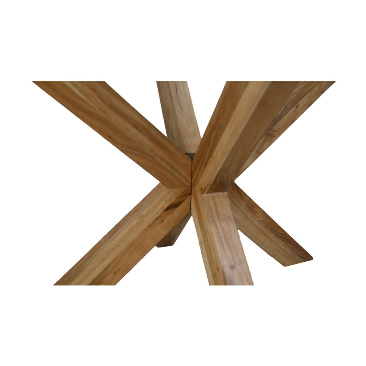 Spider leg - 140x75x72 - Metal/acacia - Natural