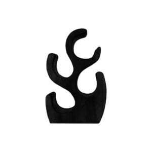Bottle rack - 26x18x40  -Black - Munggur - Black, Munggur, Metal, Munggur