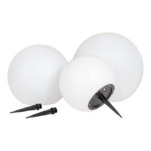 Lifton LED Lamp - solar panel, set of 3 - White, Wit