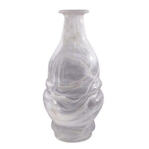 GLASS VASE OPAL M (Set of 12) - White, Wit, Glas, Glass