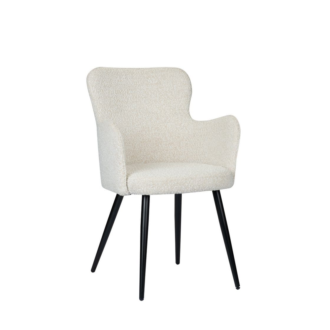 Wing chair pearl white (Set of 2)