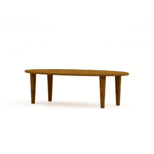 HSM Collection-Oval Coffee Table Tide-130x70x39-Brown-Mango - Brown, Mango, Wood, Mango, Rust, Wood, Solid, Mango