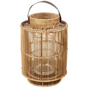 Raffles Lantern M - Natural, Natural, Rattan, Indoor