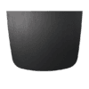 Table Top oval Danish - 180x100x4 - Black - Mangowood
