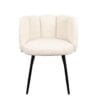 High five chair white pearl (boucle) (Set of 2)