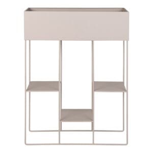 Rabo Planter - Planter, steel, 3 shelves, sand, 25x60x80 cm - Beige, Sand, Steel