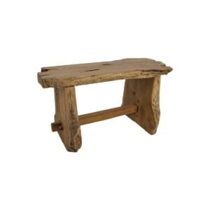 Teak bench - 80x40x45cm - Natural teak