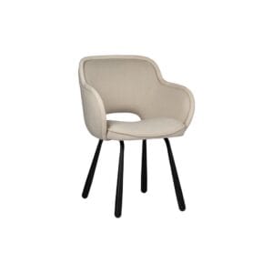 Elephant Chair Stone - Beige, Black, Wit, Metal, Stone, Indoor