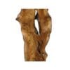 Standing deco abstract - 35x30x110 - Natural/metal -  Teak rootWood