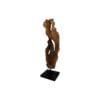 Standing deco abstract - 35x30x110 - Natural/metal -  Teak rootWood