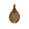 Hanging lamp Rotan - 34x34x58 - Natural - Rotan/teak
