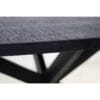 Round DiningTable Melbourne - ø80x76 - Black - Mangowood/metal