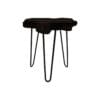 Side Table - ø40x47 - Black - Teak rootWood/metal