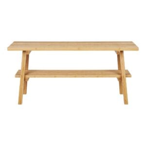 Ember Bench - Brown, Natural, Wood, Natural, Bamboo, Wood Ember Bench - Brown, Natural, Wood, Natural, Bamboo, Wood