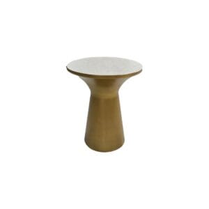 HSM Collection-Round Side Table-ø40x50-White/Gold-Marble/Metal - Gold, White, Gold, Marble, Metal HSM Collection-Round Side Table-ø40x50-White/Gold-Marble/Metal - Gold, White, Gold, Marble, Metal