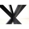 Round DiningTable Melbourne - ø80x76 - Black - Mangowood/metal