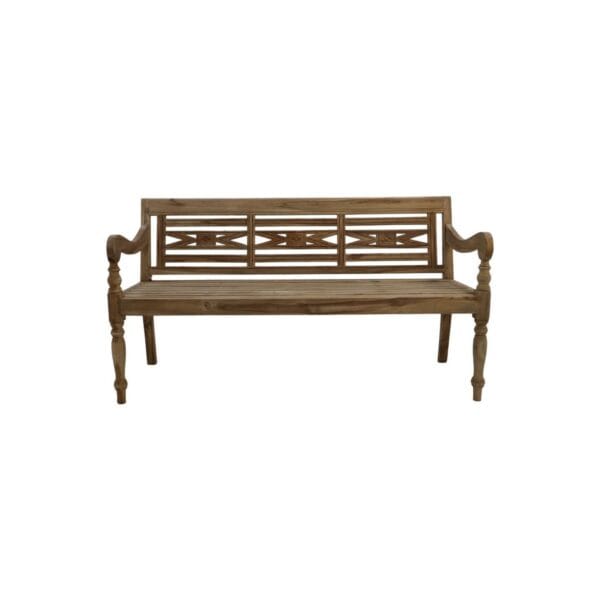HSM Collection-Garden Sofa 3 Seater-160x65x88/45-Natural-Teak