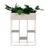 Rabo Planter - Planter, steel, 3 shelves, sand, 25x60x80 cm