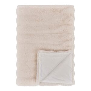 Galena Plaid - Fur, White, Polyester Galena Plaid - Fur, White, Polyester