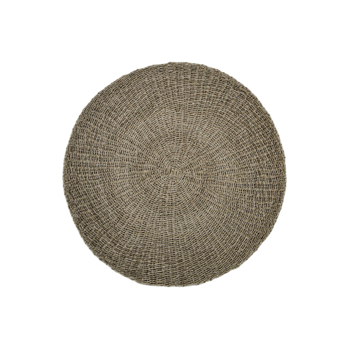 Rug - ø120 cm - raffia/seagrass - natural