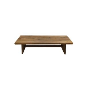 Stool - 45 cm - recycled teak - Brown, Natural, Teak, Wit, Wood, Natural, Recycled Teak, Teak, Wood, Kitchen, Living, Teak