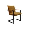 Diningroomchair Boston - Gold - Velvet/metal - Set of 2