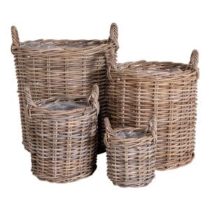 Caor Baskets - Brown, Rattan