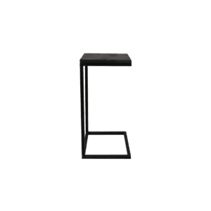 Read side table - black - mango wood / iron - Black, Fur, Iron, Wit, Wood, Iron, Mango, Metal, Wood