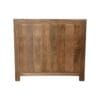 Display cabinet with Glass - 80x40x70 - Natural - Mangowood/Glass