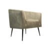 Fauteuil Chester - 72x71x80 - White/Black - Adore 01