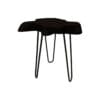 Side Table - ø40x47 - Black - Teak rootWood/metal