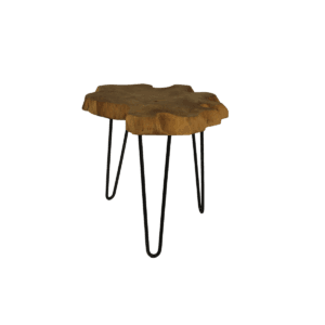 Coffee Table with Hairpin Legs - iron/teak - Iron, Old Teak, Teak, Wit, Wood, Iron, Metal, Old Teak, Teak, Wood