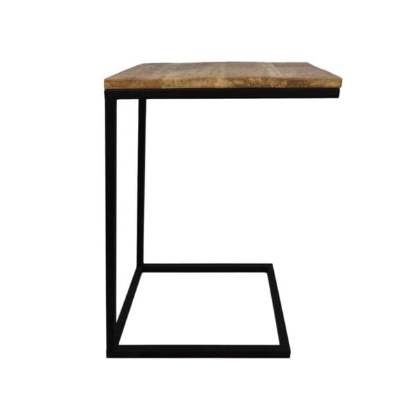 Side table Rick - rustic mango wood/iron