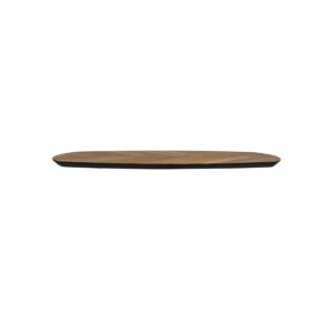 Table top Fishbone Danish - 130x80x3 - Black - Oak - Black, Green, Iron, Natural, Wit, Natural, Iron, Metal, Oak, Wood, Iron, Oak