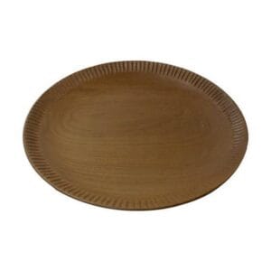 HSM Collection-Dish Sand Medium-Ø40x5-Brown-Teak - Brown, Sand, Teak, Wit, Wood, Teak, Wood