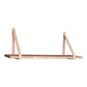 Forno Shelf - Brown, Natural, Wit, Wood, Natural, Leather, Wood