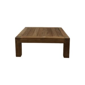 HSM Collection-Square Garden Coffee Table Aruba-80x80x30-Natural-Teak - Natural, Red, Teak, Wit, Wood, Teak, Wood
