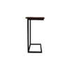 Side table Read Live Edge - 38x30x65 - Natural/black - Acacia wood/iron