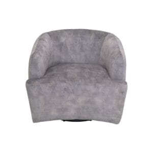 Turning fauteuil -  Dolphin Grey/Black - Adore 180 - Velvet/metal - Black, Grey, Red, Wit, Soft, Metal, Velvet, Living