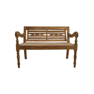 HSM Collection-Tuinbank 2 Zits-120x65x88/45-Naturel-Teak - Red, Teak, Wood, Teak, Wood