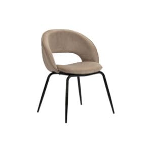 Rainbow Chair Sand White (Set of 2) - Beige, Black, Iron, Red, White, Iron, Metal, Powder coated, Wood
