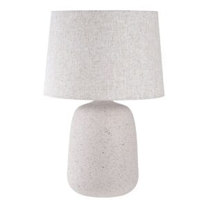 Croft Table Lamp - Beige, White, Stone